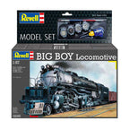 Revell modelbouwpakket - big boy locomotive 1:87 - 233dlg - incl. basiskleuren verf