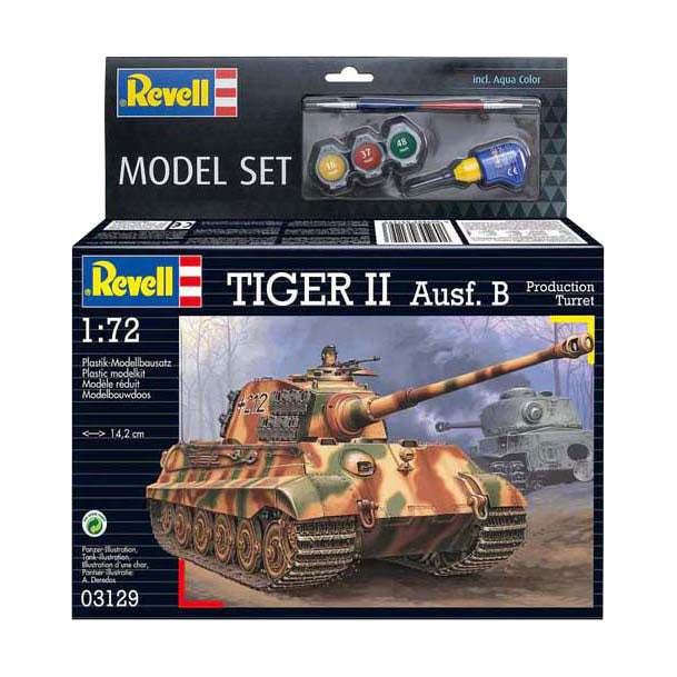 Revell - modelbouwpakket - tiger ii ausf. b 1:72 - 144dlg.