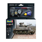 Revell - modelbouwpakket - sherman m4a1 1:72 - 86dlg.