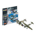 Revell - modelbouwpakket - combat set bf109g-10 & spitfire mk.v 1:72 - 76dlg. - incl. aqua color basiskleuren verf