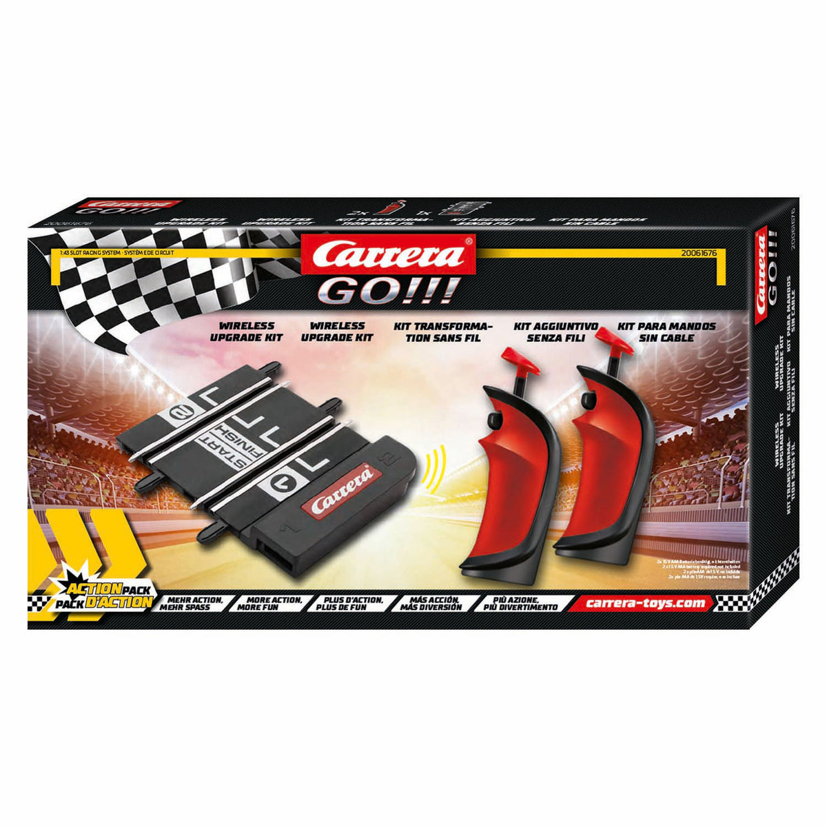 Carrera - go!!! racebaanonderdeel - draadloos aansluitstuk en controllers