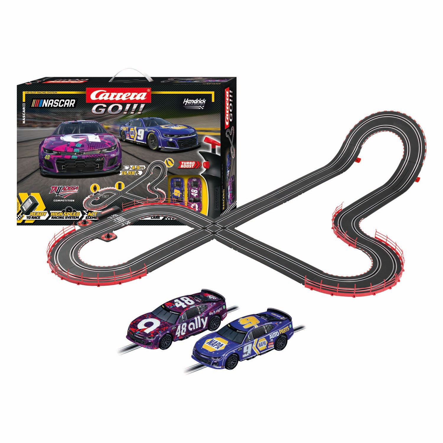 Carrera go!!! racebaan - nascar talladega competition