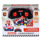 Carrera rc voertuig auto - rc auto mini - mario kart™ - mario - 6,2cm lang - 2,4ghz rc model kant en klaar - bestuurbare auto