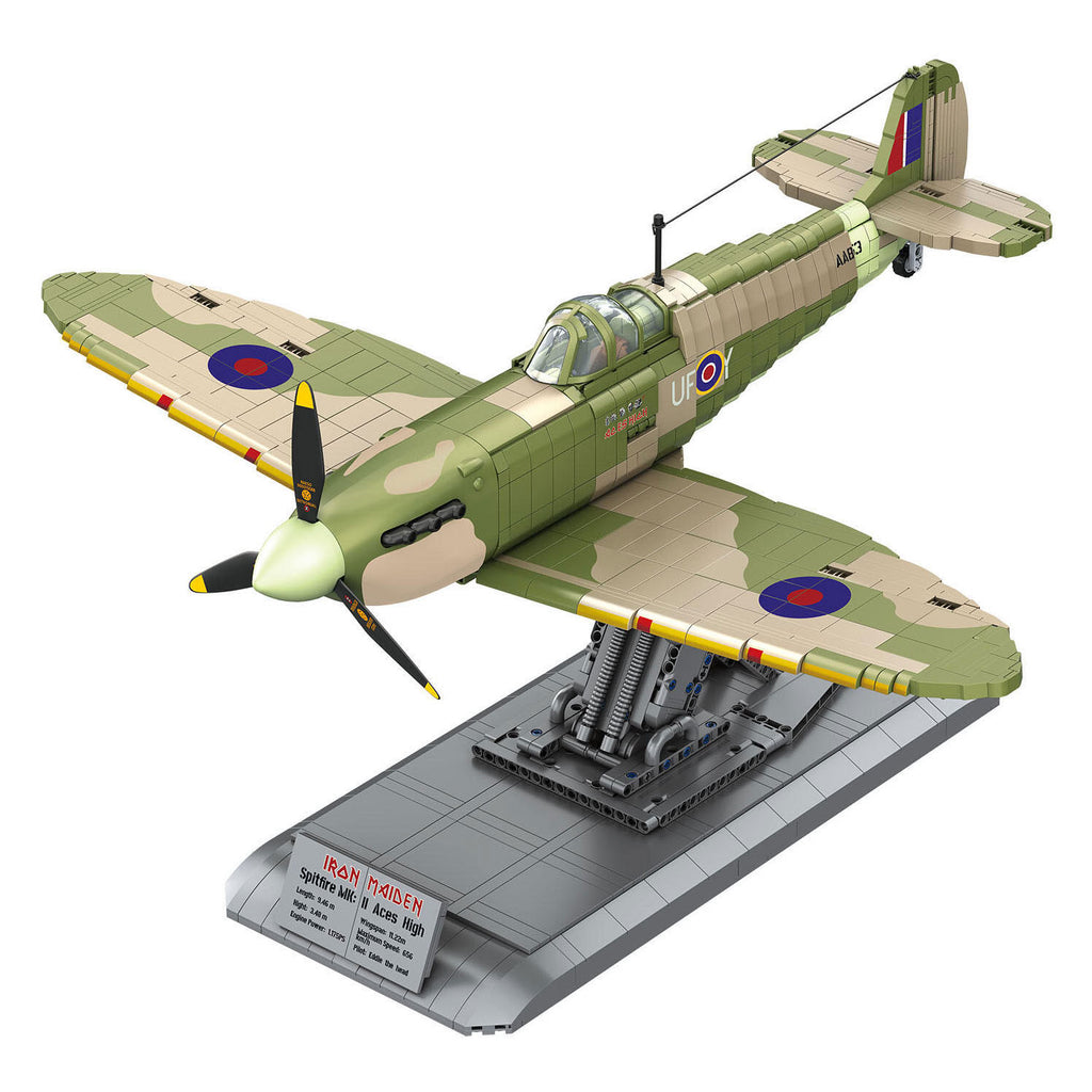 Revell - brick system bouwblokjes iron maiden spitfire mk.ii aces high 1:18 - 2802dlg.