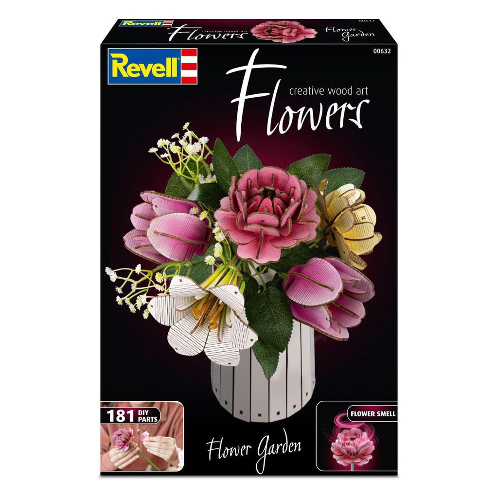 Revell - creative wood art flowers flower garden - 181dlg.
