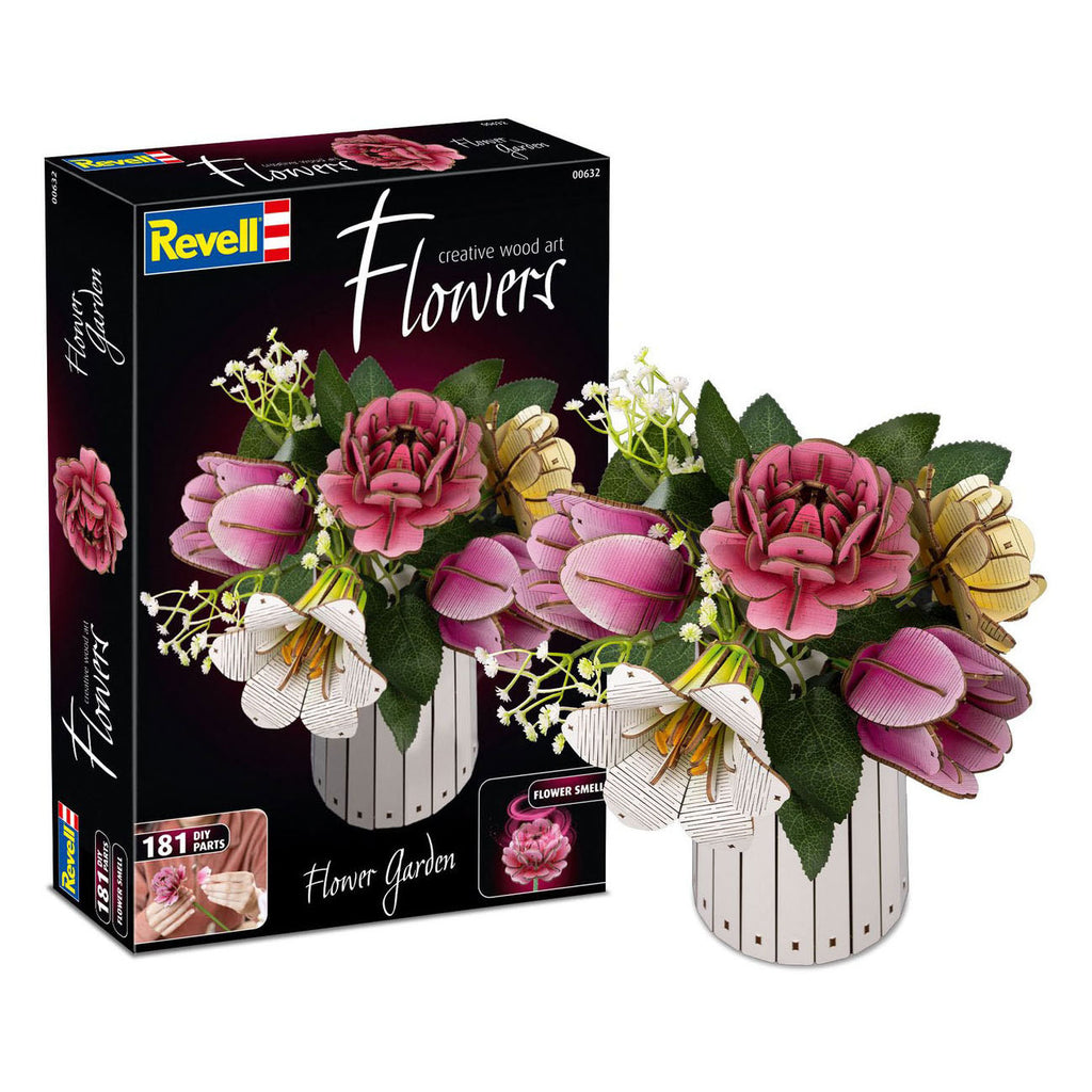 Revell - creative wood art flowers flower garden - 181dlg.