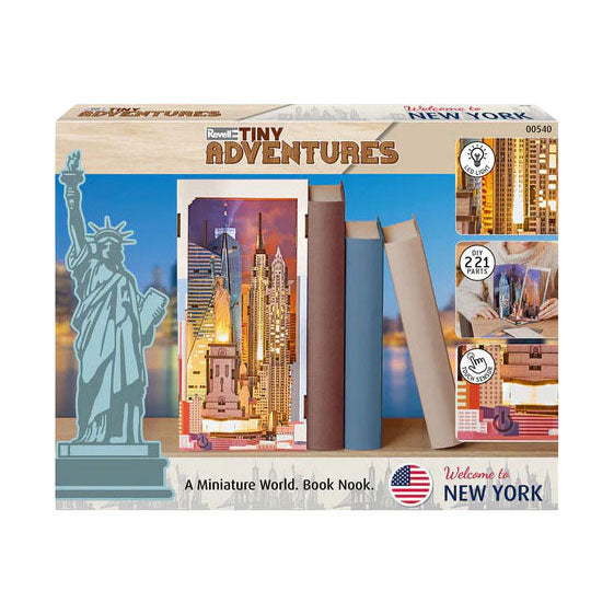 Revell - tiny adventures book nook new york - 221dlg.
