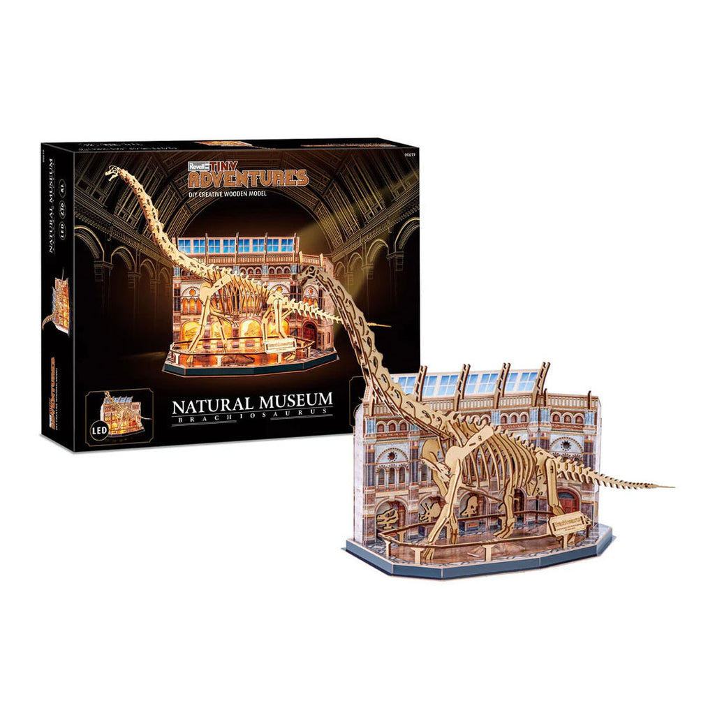 Revell - tiny adventures natural museum brachiosaurus - 2