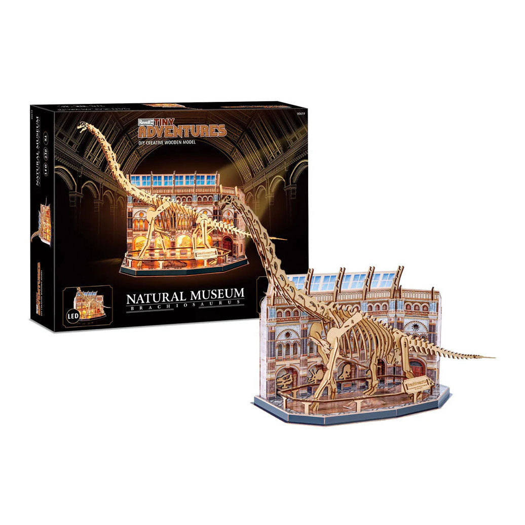 Revell - tiny adventures natural museum brachiosaurus - 2