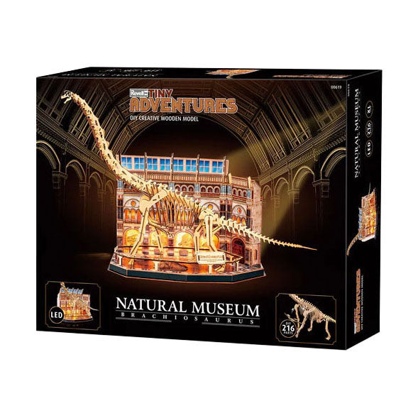 Revell - tiny adventures natural museum brachiosaurus - 2