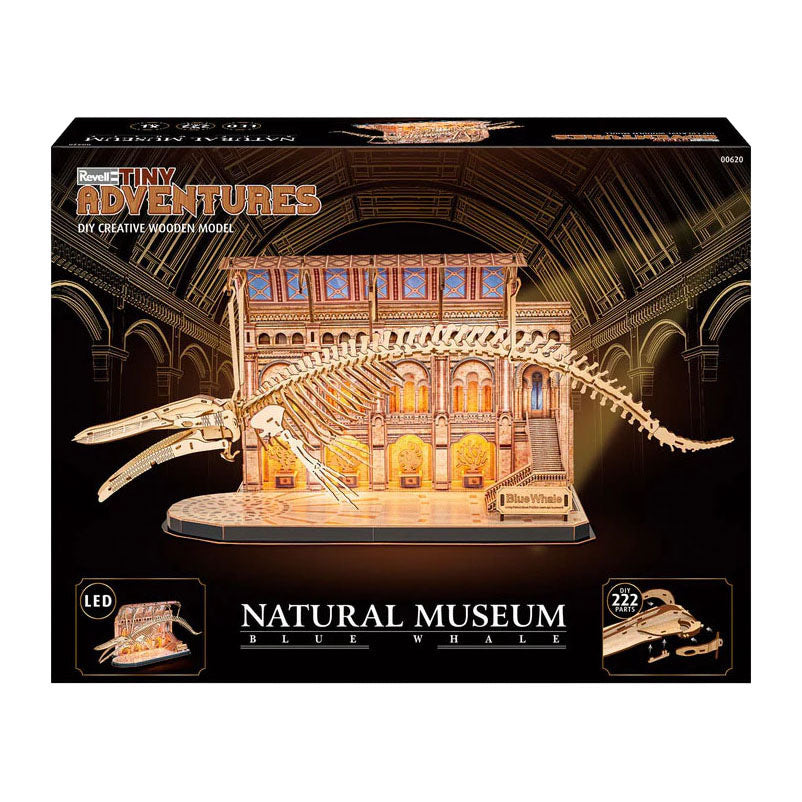 Revell - tiny adventures natural museum blue whale - 222dlg.