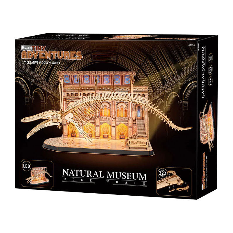 Revell - tiny adventures natural museum blue whale - 222dlg.