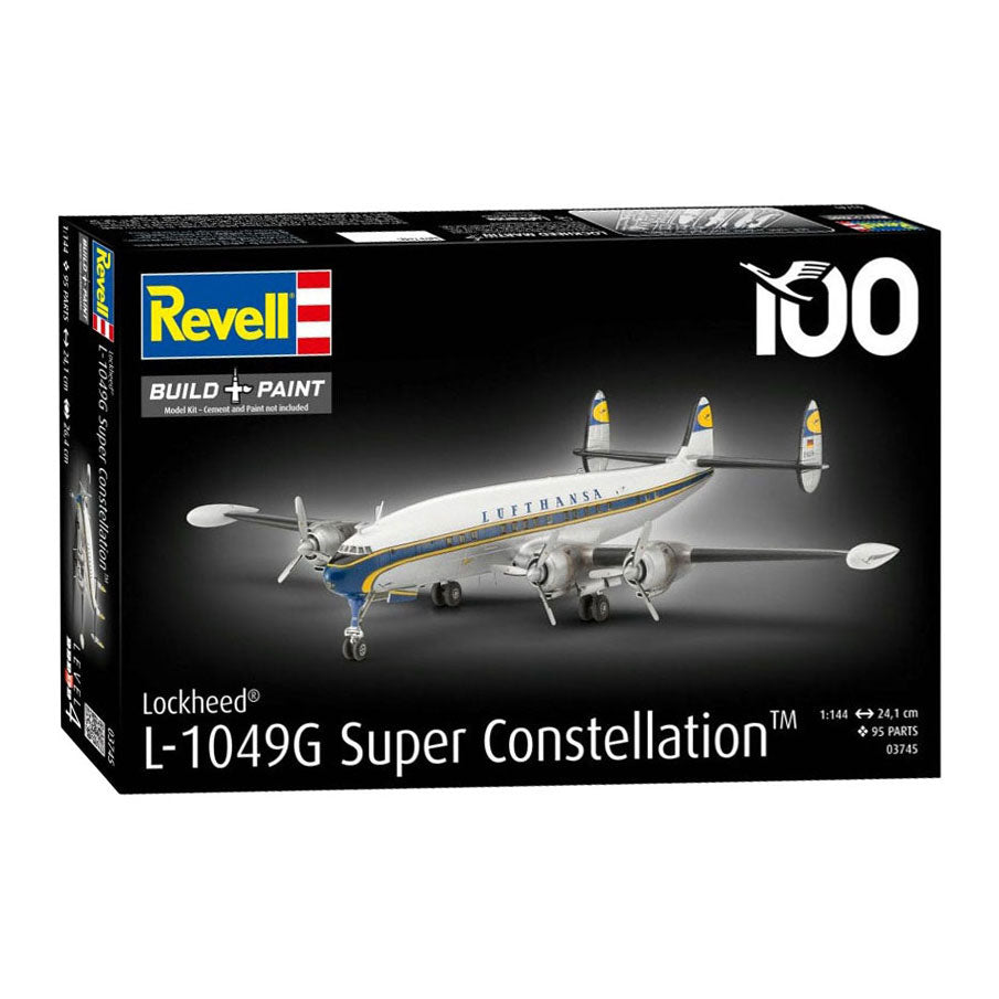 Revell - modelbouwpakket lockheed l.1049g super constellation lufthansa 1:144 - 95dlg.