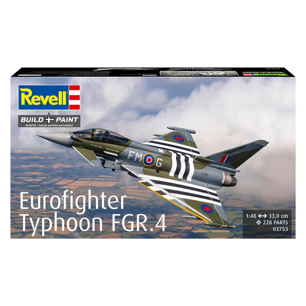 Revell - modelbouwpakket eurofighter typhoon fgr.4 1:48 - 228dlg.