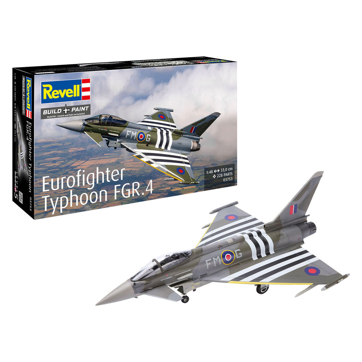 Revell - modelbouwpakket eurofighter typhoon fgr.4 1:48 - 228dlg.