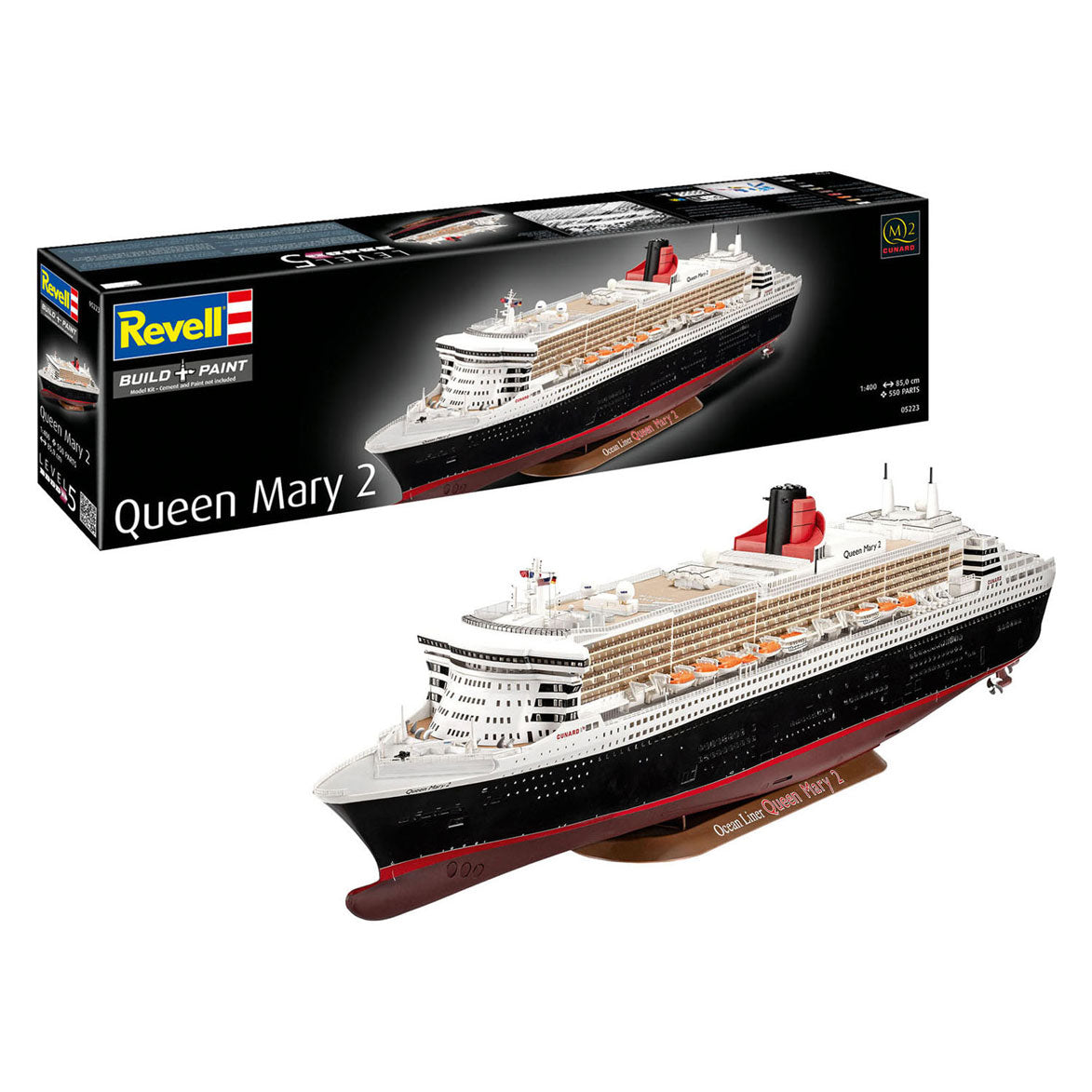 Revell - modelbouwpakket queen mary 2 1:400 - 550dlg.