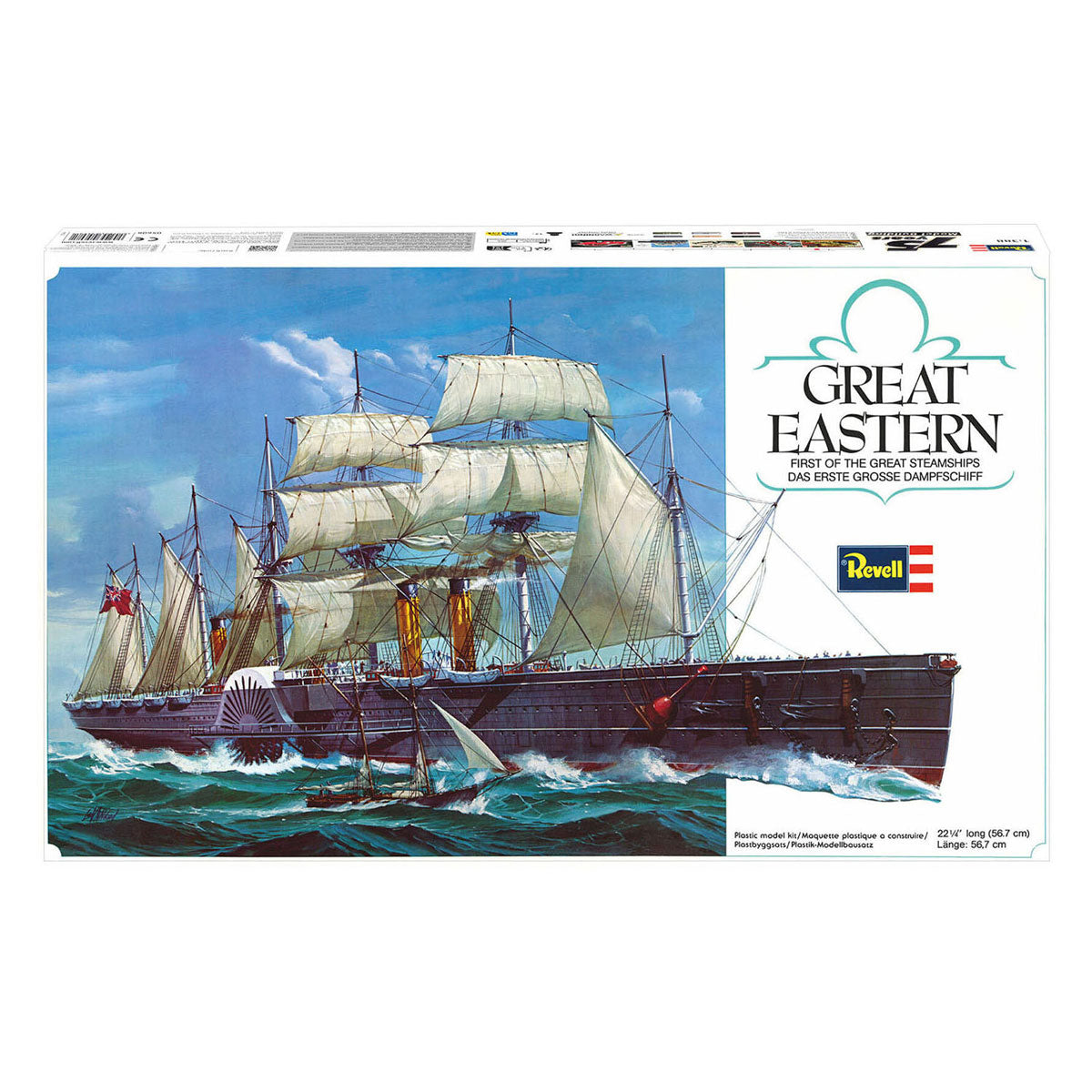Revell - modelbouwpakket great eastern 75 years plastic modelling 1:388 - 222dlg.