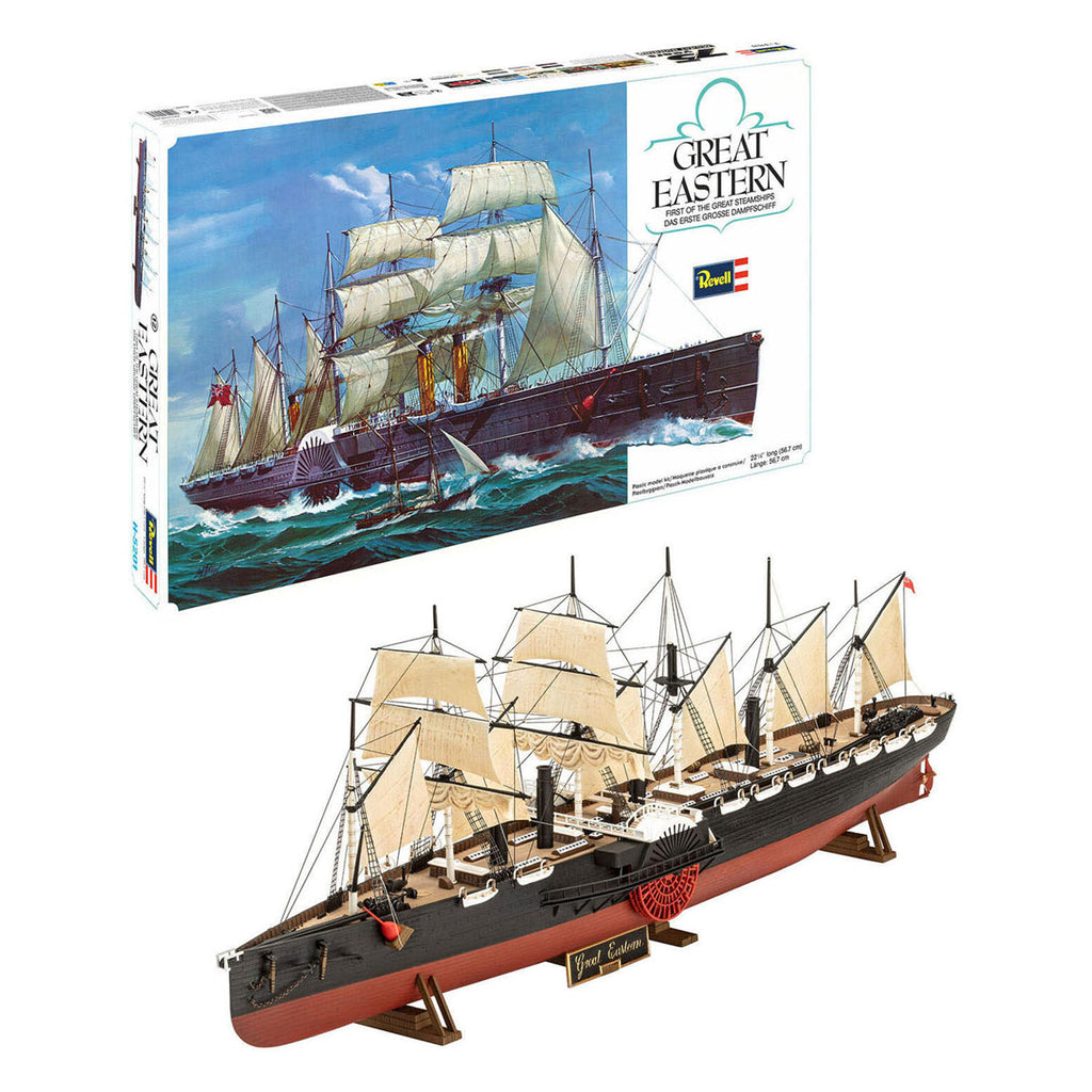 Revell - modelbouwpakket great eastern 75 years plastic modelling 1:388 - 222dlg.