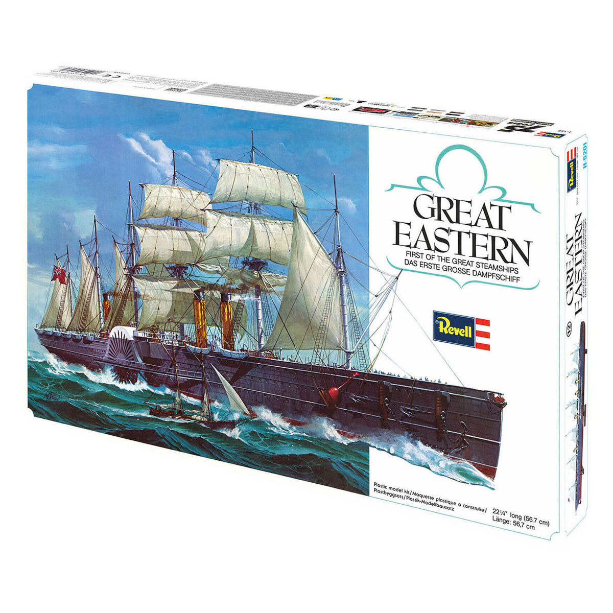 Revell - modelbouwpakket great eastern 75 years plastic modelling 1:388 - 222dlg.
