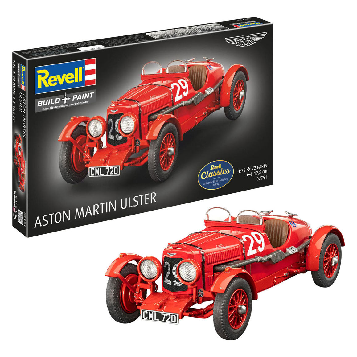 Revell - modelbouwpakket aston martin ulster 1:32 - 72dlg.
