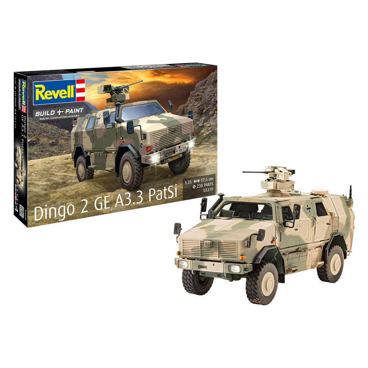 Revell - modelbouwpakket dingo 2 ge a3.3 patsi 1:35 - 238dlg.