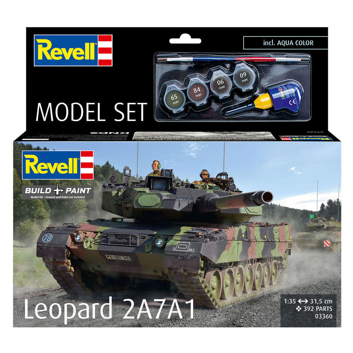 Revell - modelbouwpakket leopard 2a7a1 1:35 - 392dlg.