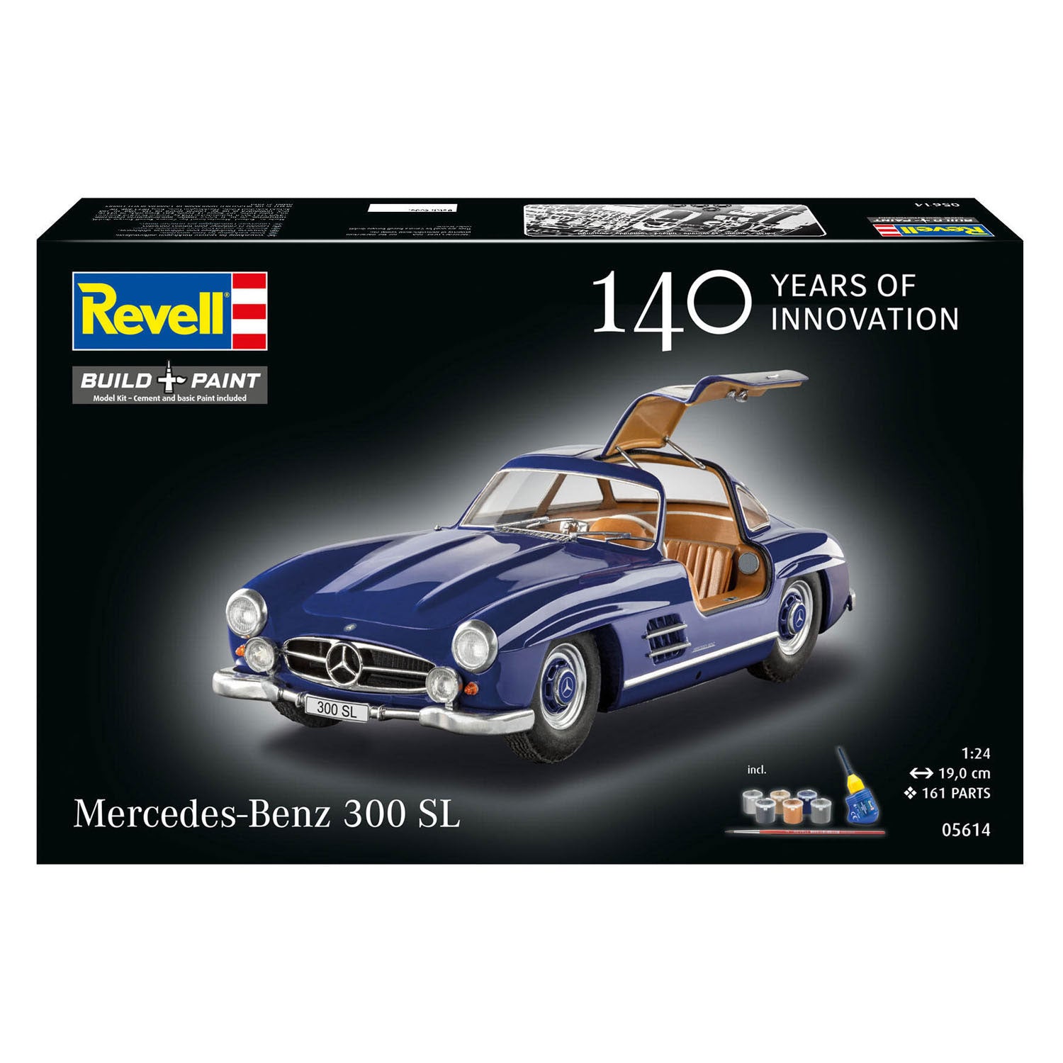 Revell - modelbouwpakket geschenkset mercedes-benz 300 1:24 - 161dlg.