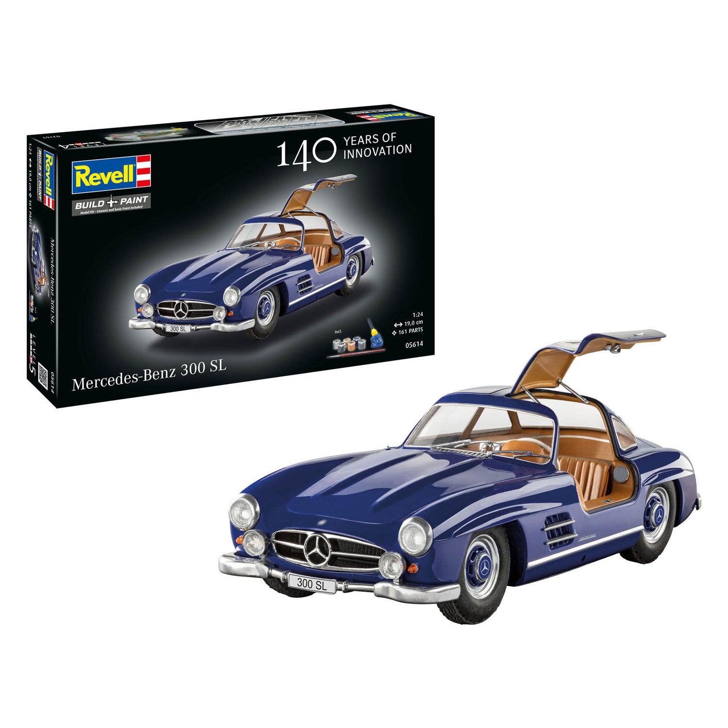 Revell - modelbouwpakket geschenkset mercedes-benz 300 1:24 - 161dlg.