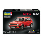 Revell - modelbouwpakket gift set 50 years of the vw golf 1 gti 1:24 - 121dlg.