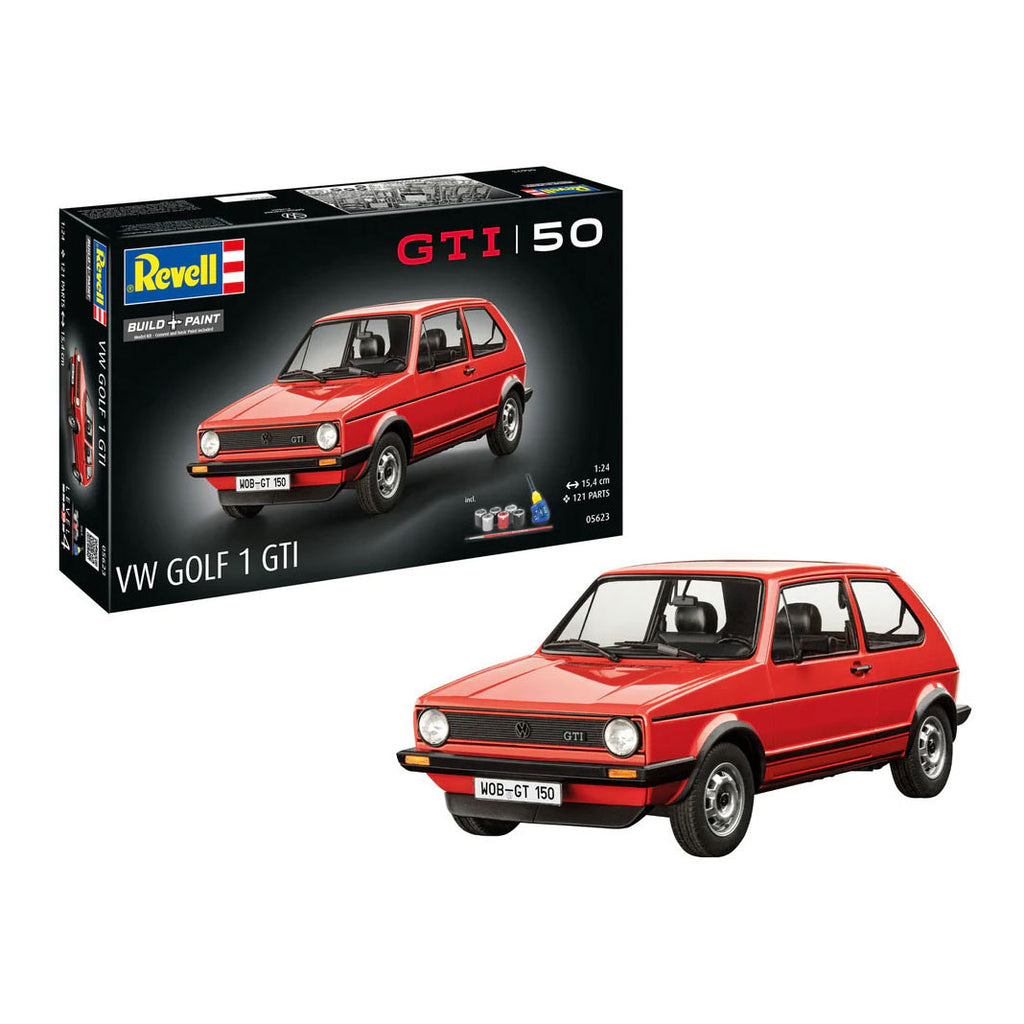Revell - modelbouwpakket gift set 50 years of the vw golf 1 gti 1:24 - 121dlg.