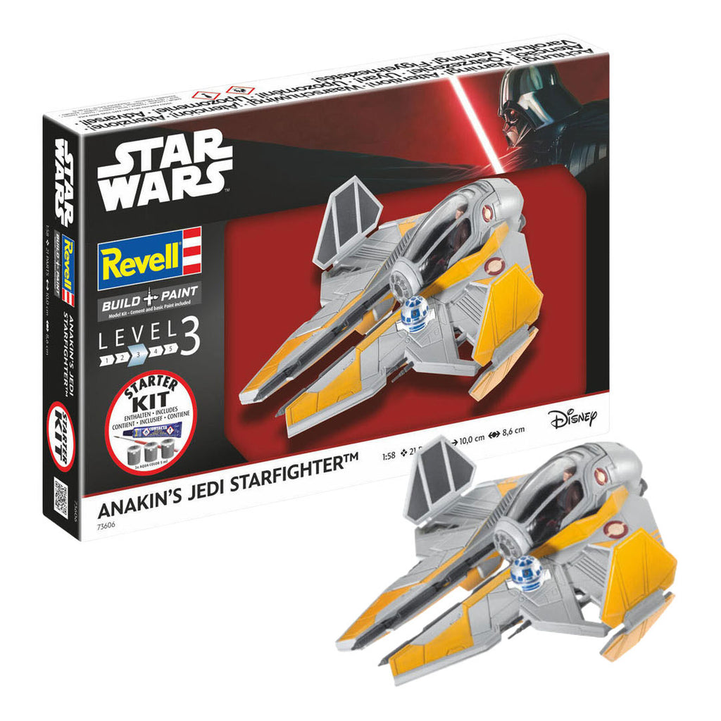 Revell - modelbouwpakket starter kit anakin's starfighter 1:58 - 21dlg.