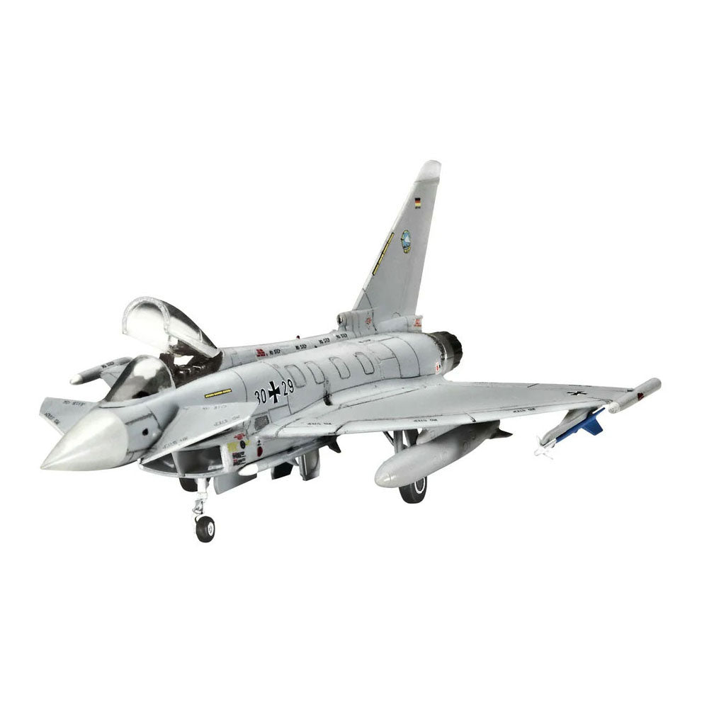 Revell - modelbouwpakket starter kit eurofighter typhoon (single seater) 1:144 - 63dlg.