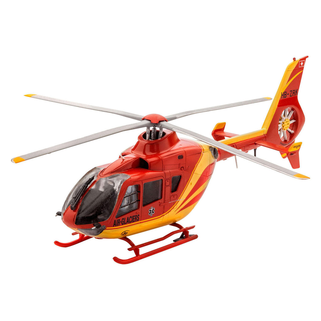 Revell - modelbouwpakket starter kit airbus helicopters ec135 air-glaciers 1:72 - 75dlg.