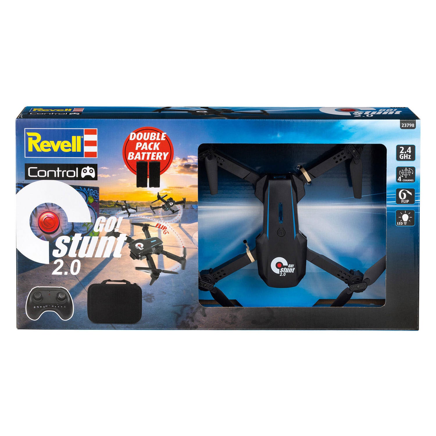 Revell - rc 24ghz quadrocopter go! stunt 2.0