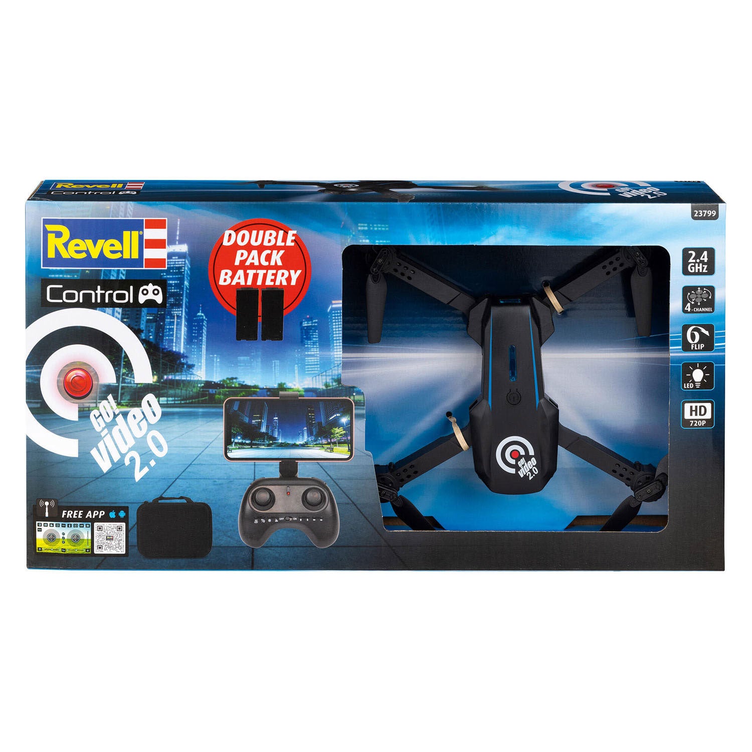 Revell - rc 24ghz quadrocopter go! video 2.0