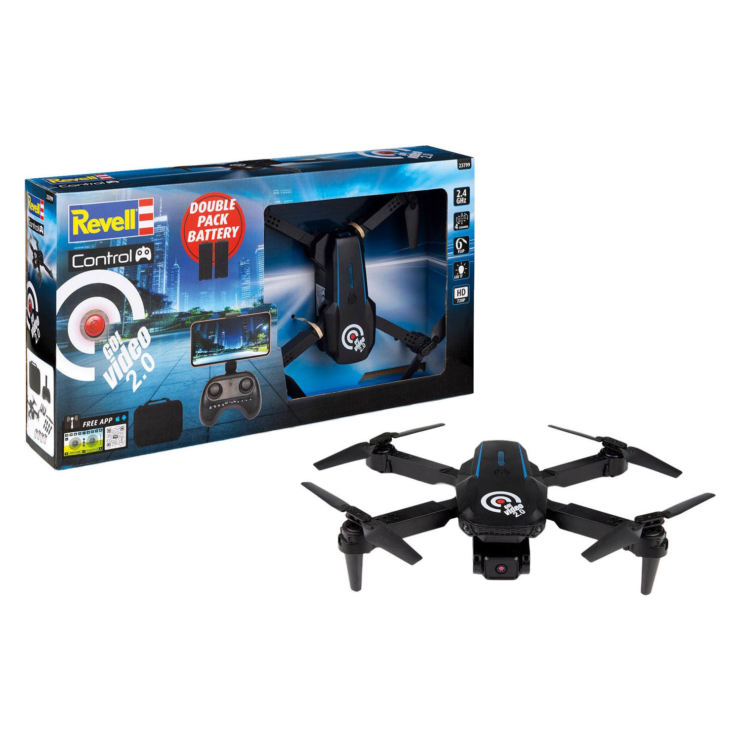 Revell - rc 24ghz quadrocopter go! video 2.0