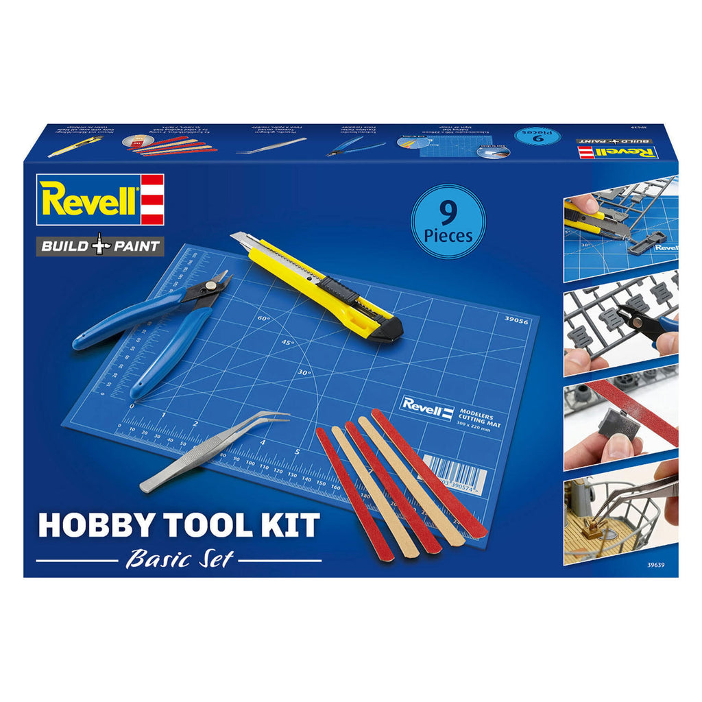 Revell - hobby tool kit basic - 9 delig