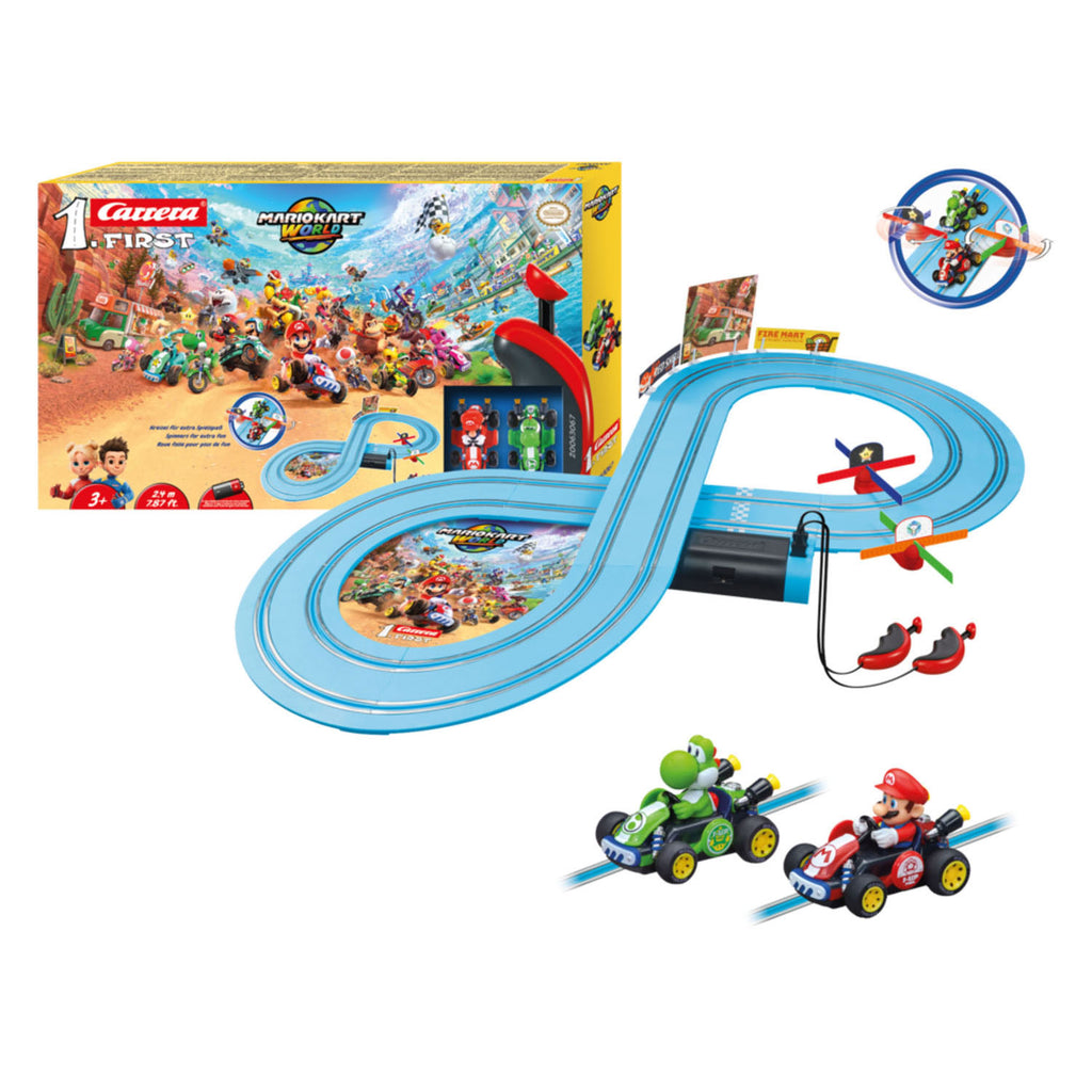 Carrera - first racebaan mario kart world mario vs. yoshi