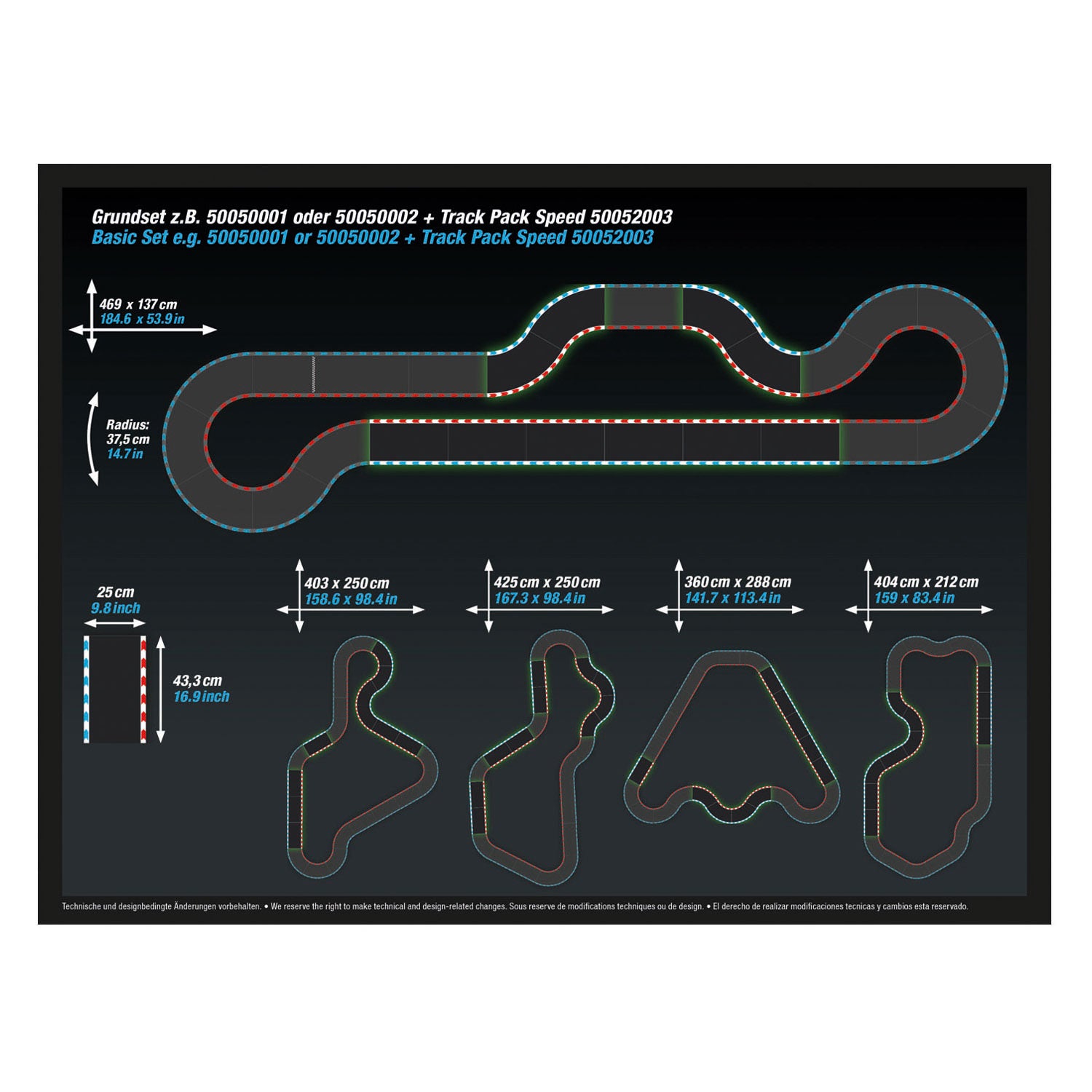 Carrera - hybrid baanstukken track pack 1 - 10dlg.