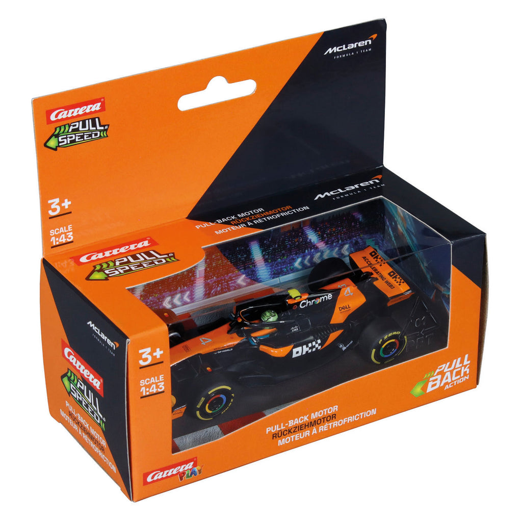 Carrera - pull speed auto's mclaren mcl39 l. norris no.4 - 1:43