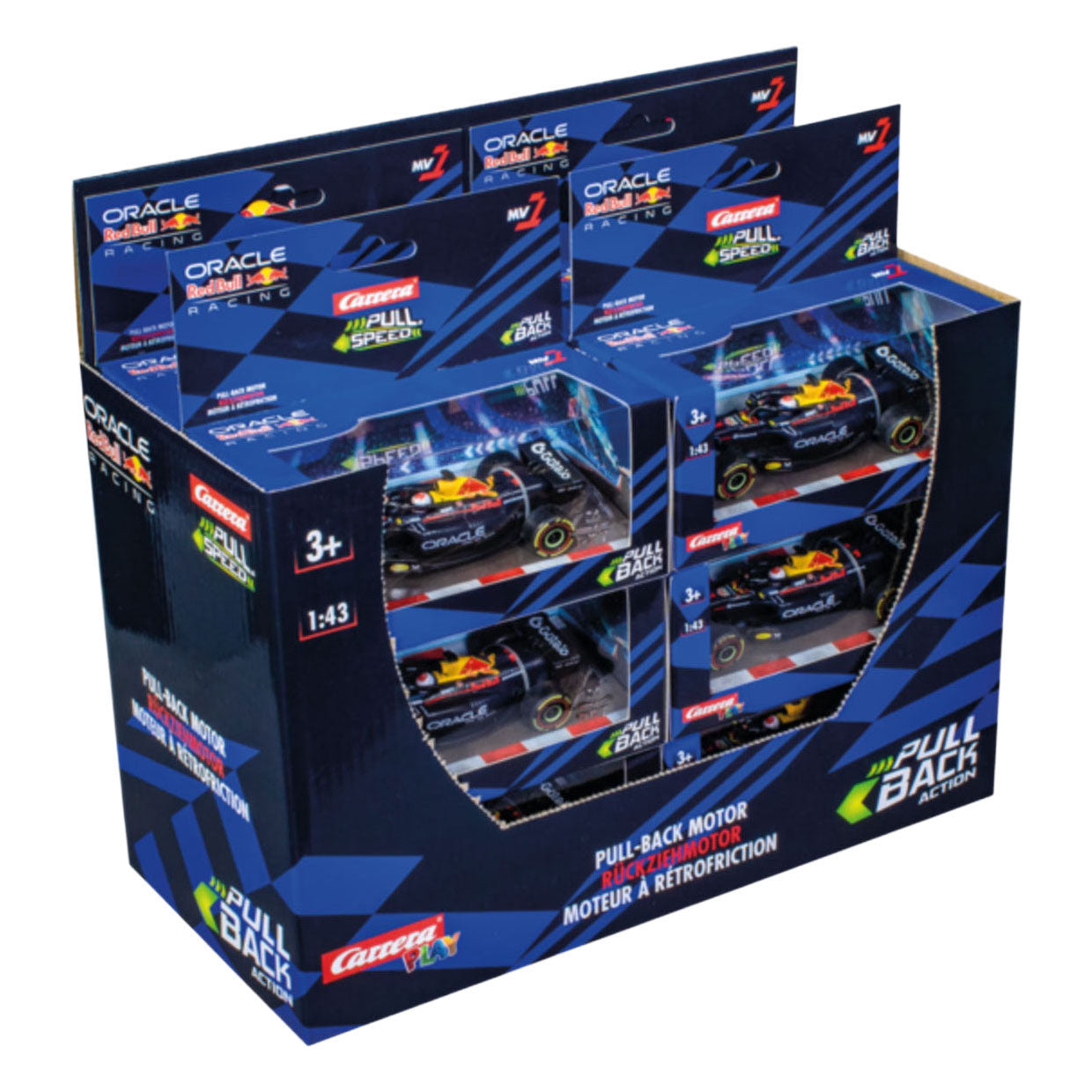 Carrera - pull speed auto's red bull racing rb21 m. verstappen no.1 - 1:43