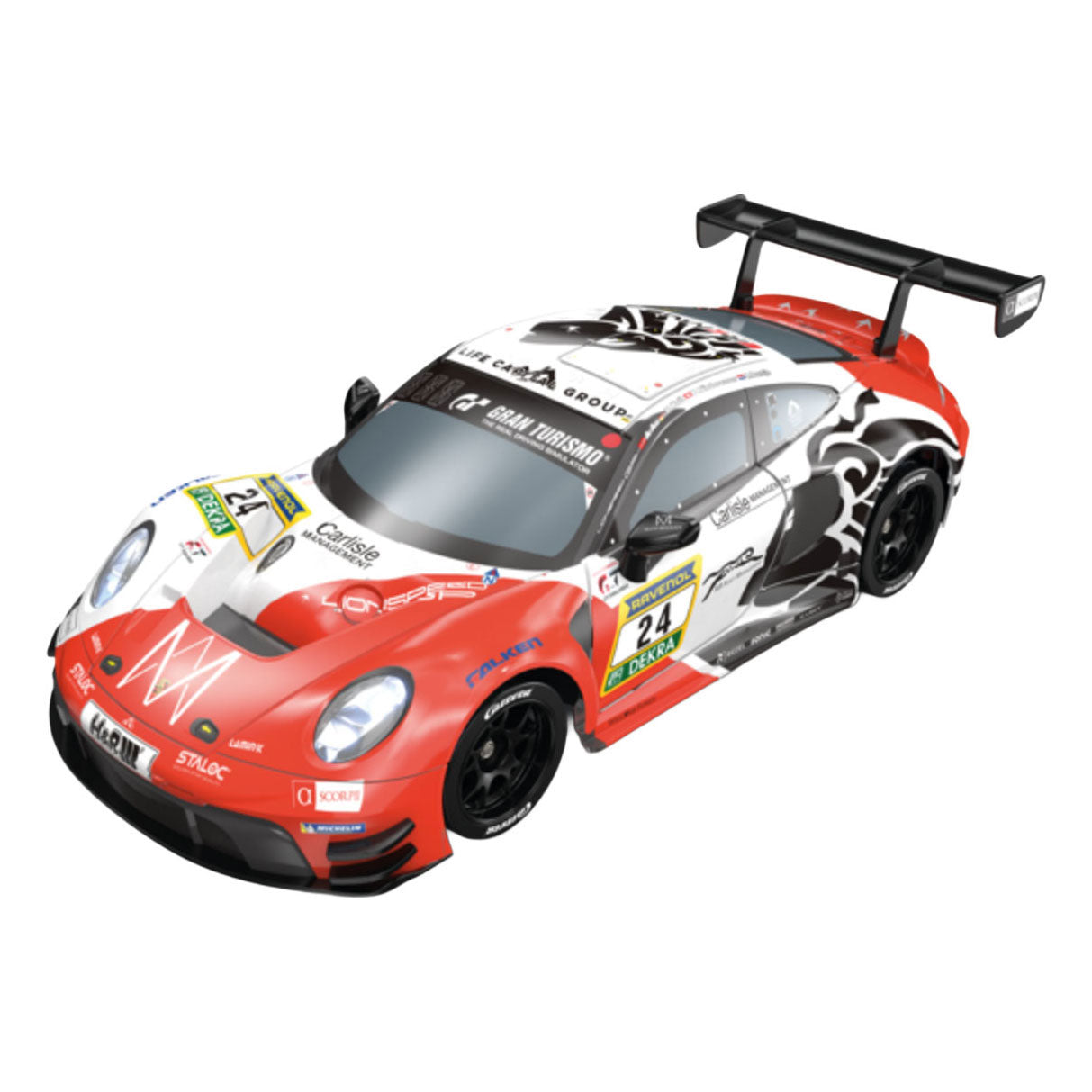Carrera - rc 24ghz porsche 911 gt3 r lionspeed gp no.24 - 1:16