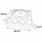 Flamingo kattenrolspeelgoed orbit 26x26x8 cm wit