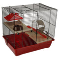FLAMINGO FLAMINGO Hamsterkooi Enzo 2 41,5x28,5x38 cm bordeaux