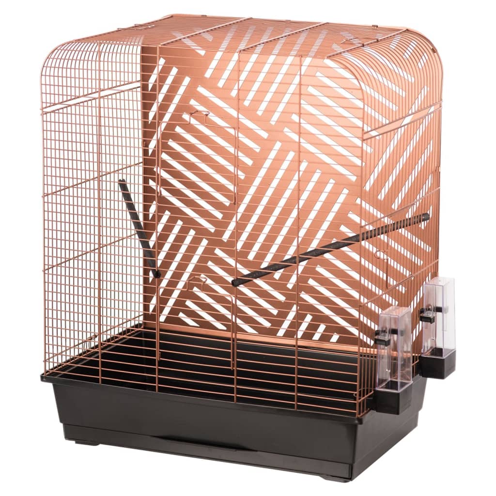 FLAMINGO FLAMINGO Grasparkietenkooi Mona 50x34x65 cm koperkleurig