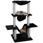 FLAMINGO FLAMINGO Kattenkrabpaal Hamza 60x57x122 cm zwart
