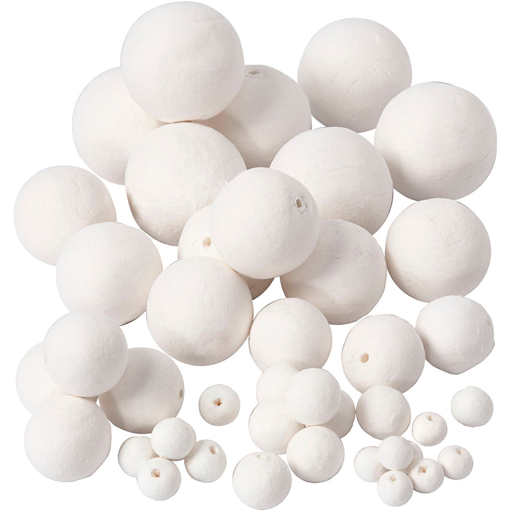 Creativ Company - Creativ Company Https://www.cchobby.nl/ballen-d-12-15-20-30-40-50-mm-wit-42-stuk-1-doos