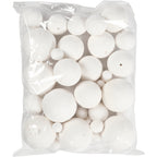 Creativ Company - Creativ Company Https://www.cchobby.nl/ballen-d-12-15-20-30-40-50-mm-wit-42-stuk-1-doos