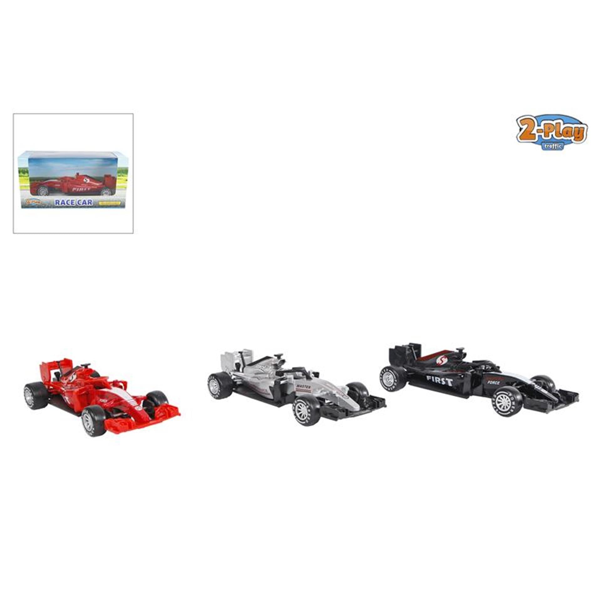 2-play formula race auto die cast 13cm