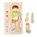 Small foot - houten lichaamspuzzel jongen, 29st.